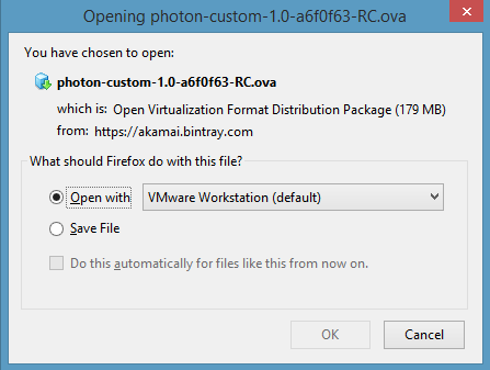 Firefox Dialogue Box