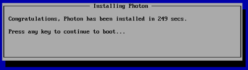 Boot VM