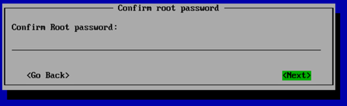 Password confirmation
