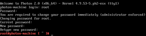 Shell prompt