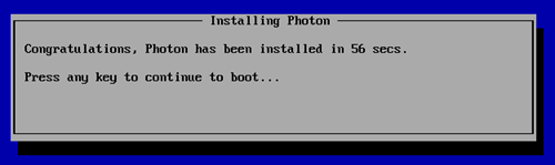 confirmation message