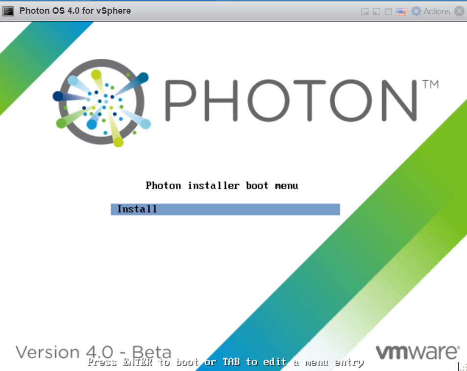 Photon OS installer