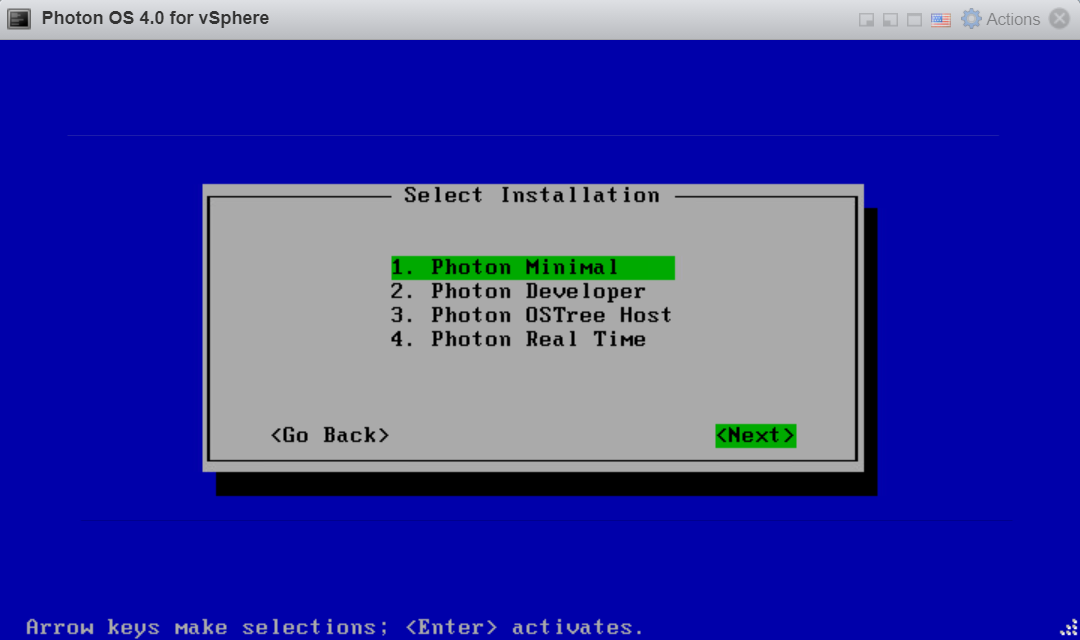 Installation options