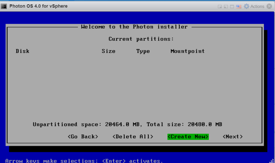 Custom partition