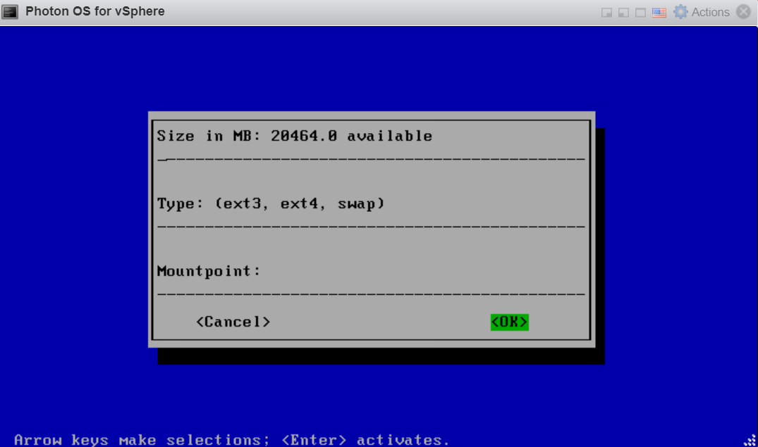 New Partition