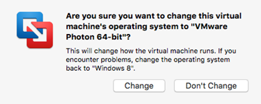 Confirm settings