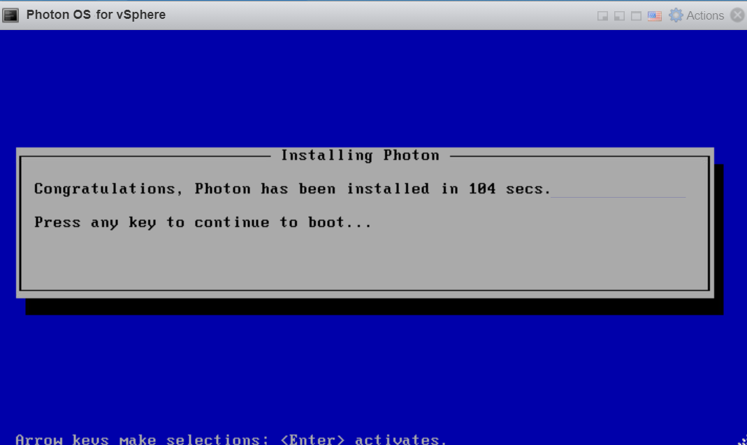 Boot VM