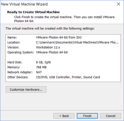 Workstation settings