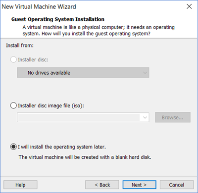 Typical installation